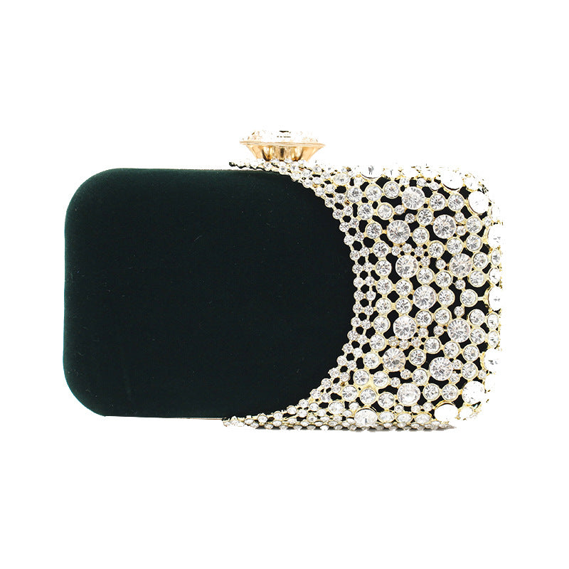 Women's Veet Alloy Dinner Banquet Clutch Chain Evening Bags