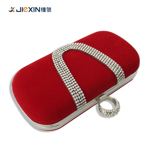 Women's Popular Dinner Clutch Flannel Banquet Evening Bags