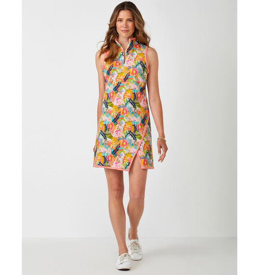 WOMEN'S CHARLIE PAIGE GARDEN PRINT TANK DRESS