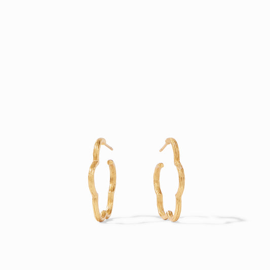 Gardenia Textured Hoop