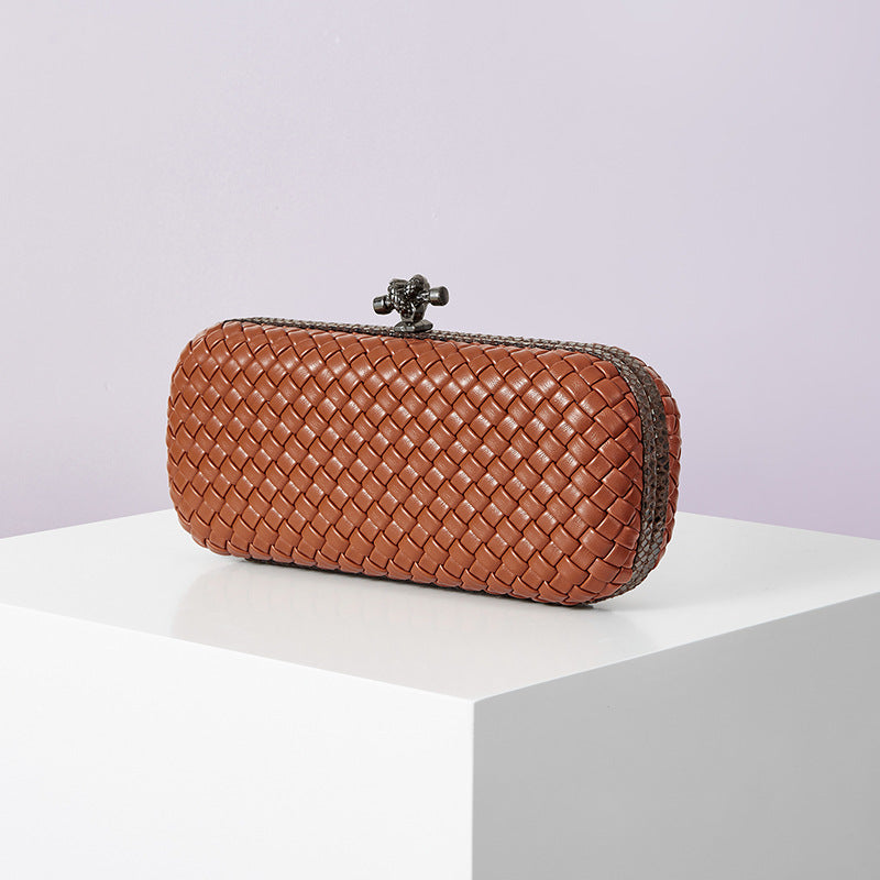 Women's Graceful Silk Hand-woven Simplicity Dinner Evening Bags