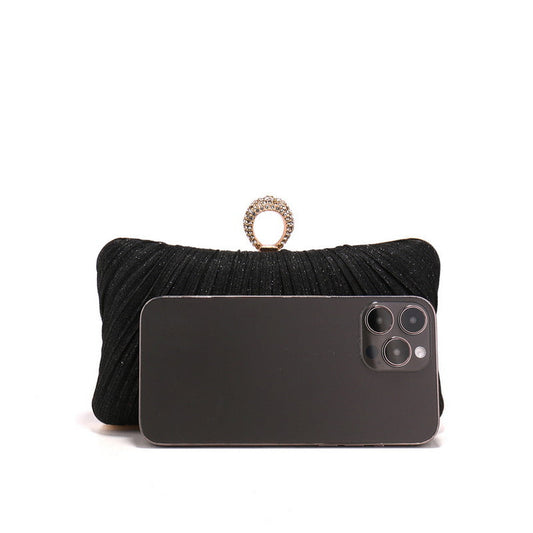 Women's Pleated Dinner Luxury Banquet Hand Dress Evening Bags