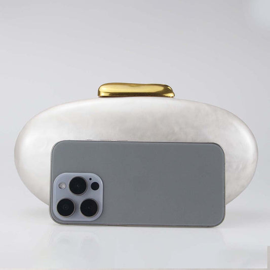 Women's Shell Acrylic Fashion Wedding Dinner Clutch Evening Bags