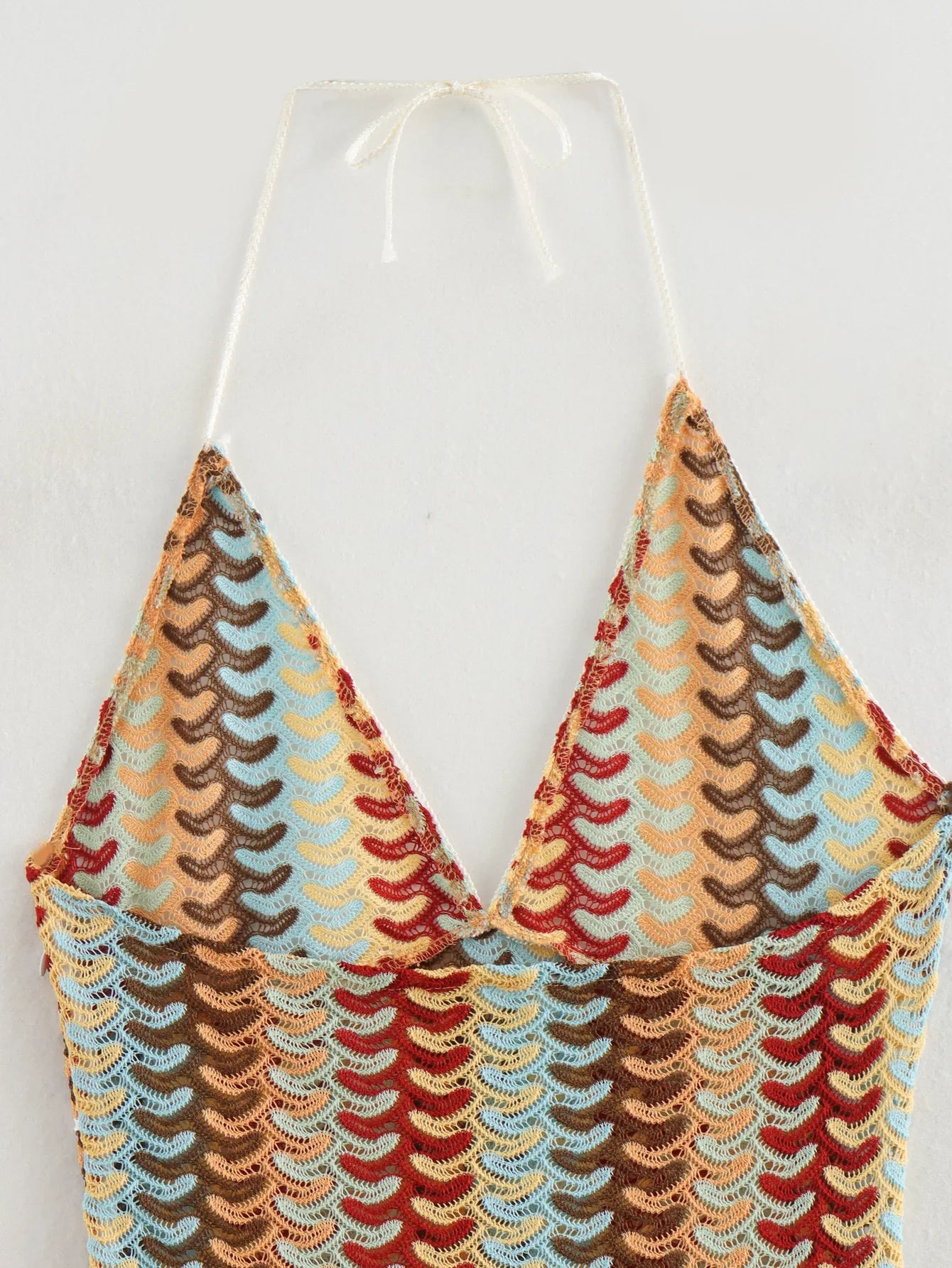 Deep V-Neck Summer Dress for Women – Sexy High-Waisted Sleeveless Backless Halter Gown | Elegant Party & Prom Vestido