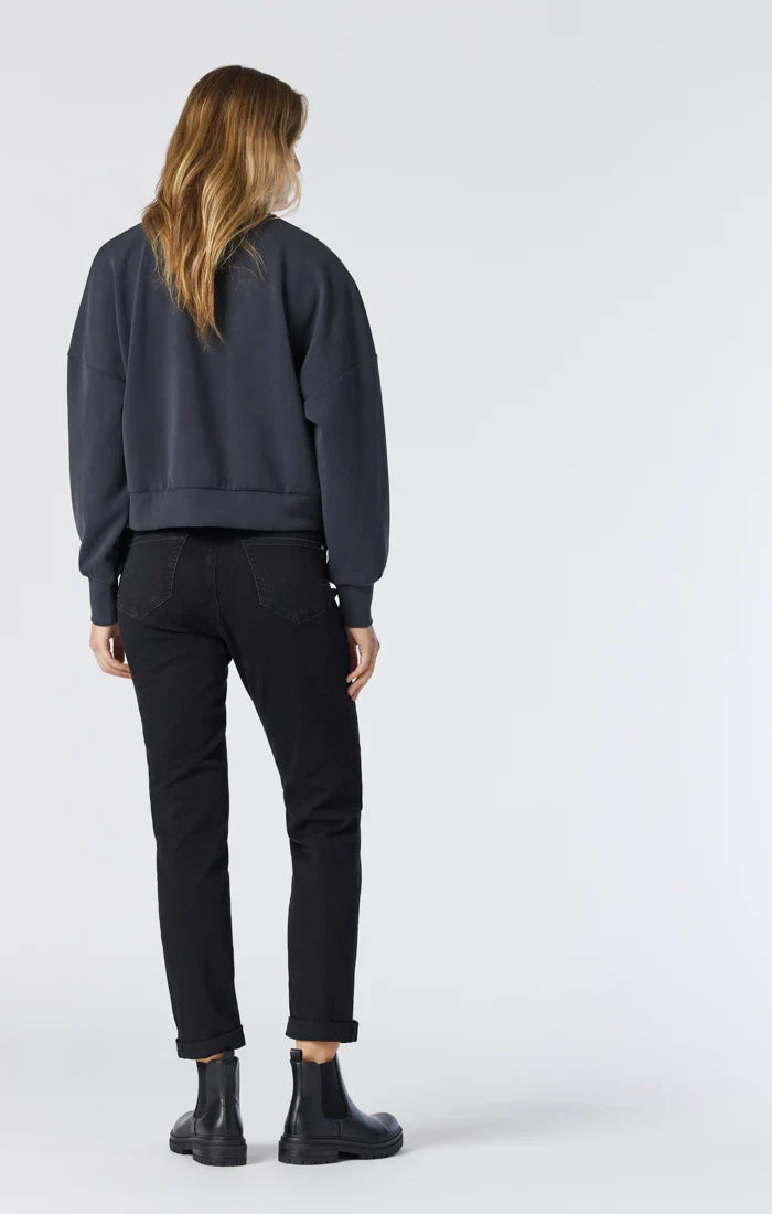 WOMEN'S MAVI KATHLEEN BLACK FEATHER BLUE JEANS