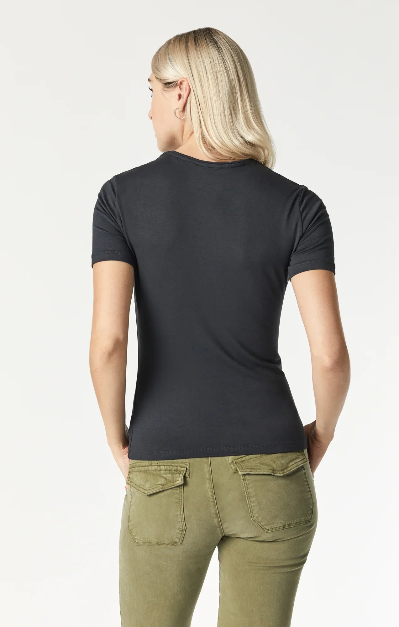 WOMEN'S MAVI CREW NECK T-SHIRT PHANTOM