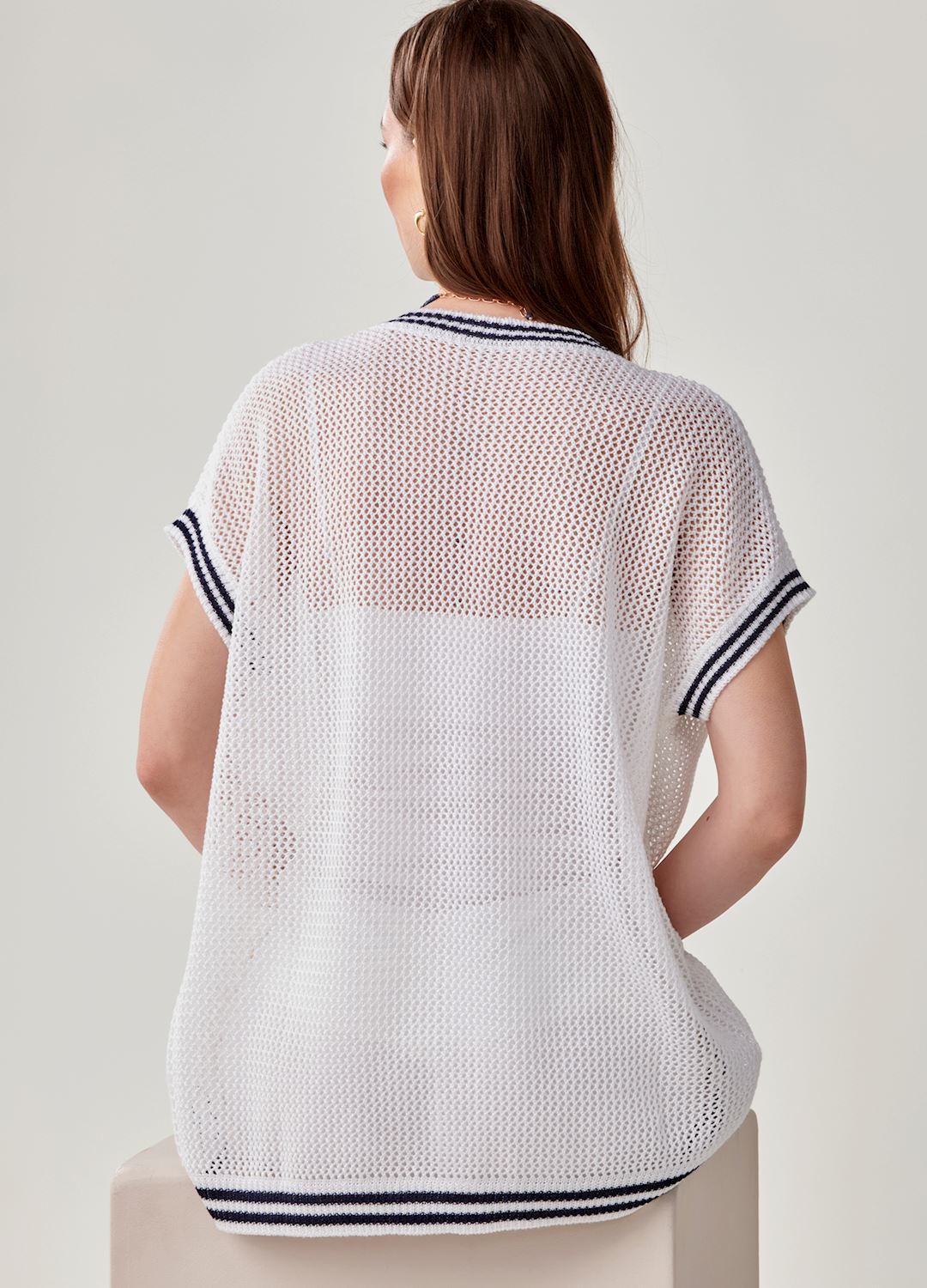 WOMEN'S CHARLIE PAIGE YACHT CLUB CARDIGAN