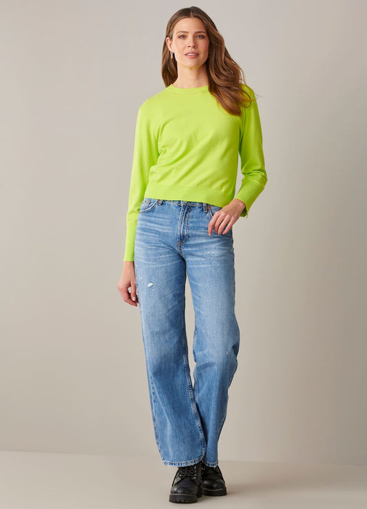 WOMEN'S CHARLIE PAIGE CAMILA FINE KNIT CREW