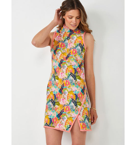 WOMEN'S CHARLIE PAIGE GARDEN PRINT TANK DRESS