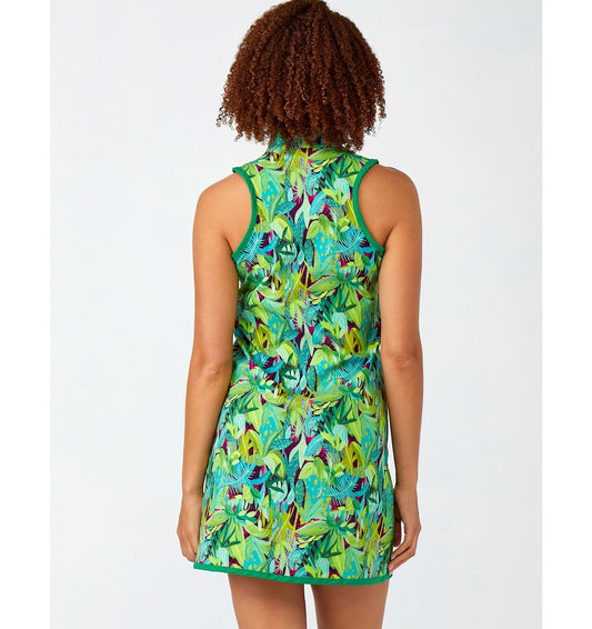 WOMEN'S CHARLIE PAIGE JUNGLE PRINT TANK DRESS