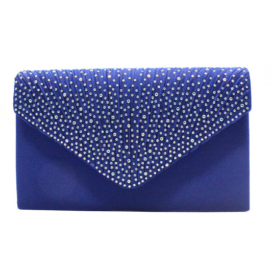 Women's Stylish Fashion Satin Rhinestone Banquet Evening Bags
