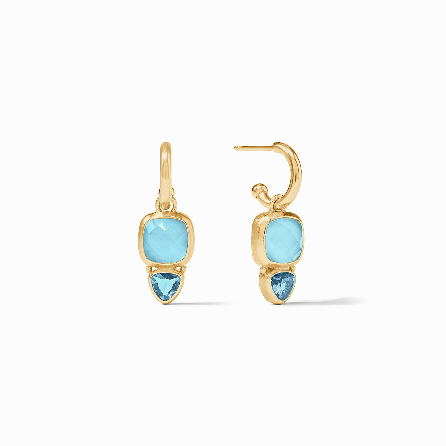 Aquitaine Duo Hoop & Charm Earring