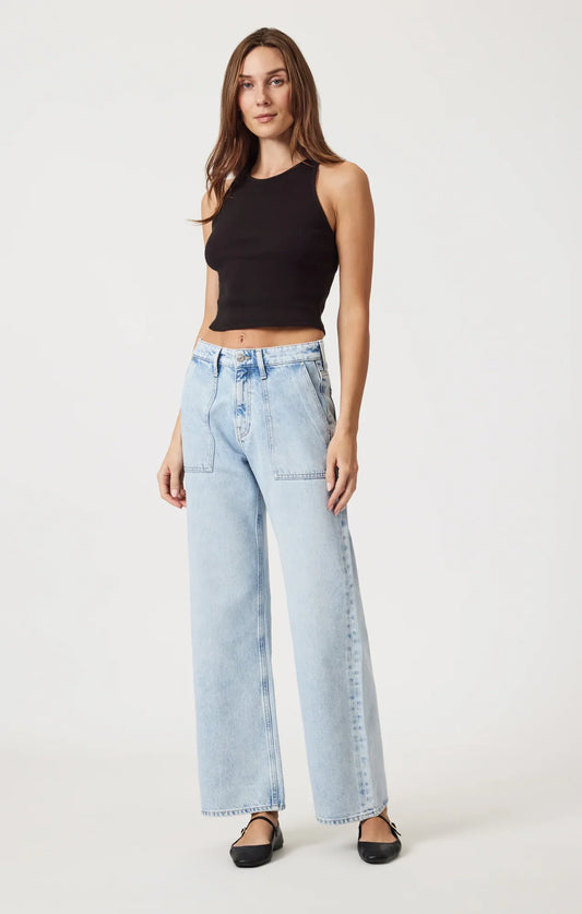 WOMEN'S MAVI CATALINA BLEACHED DENIM JEANS