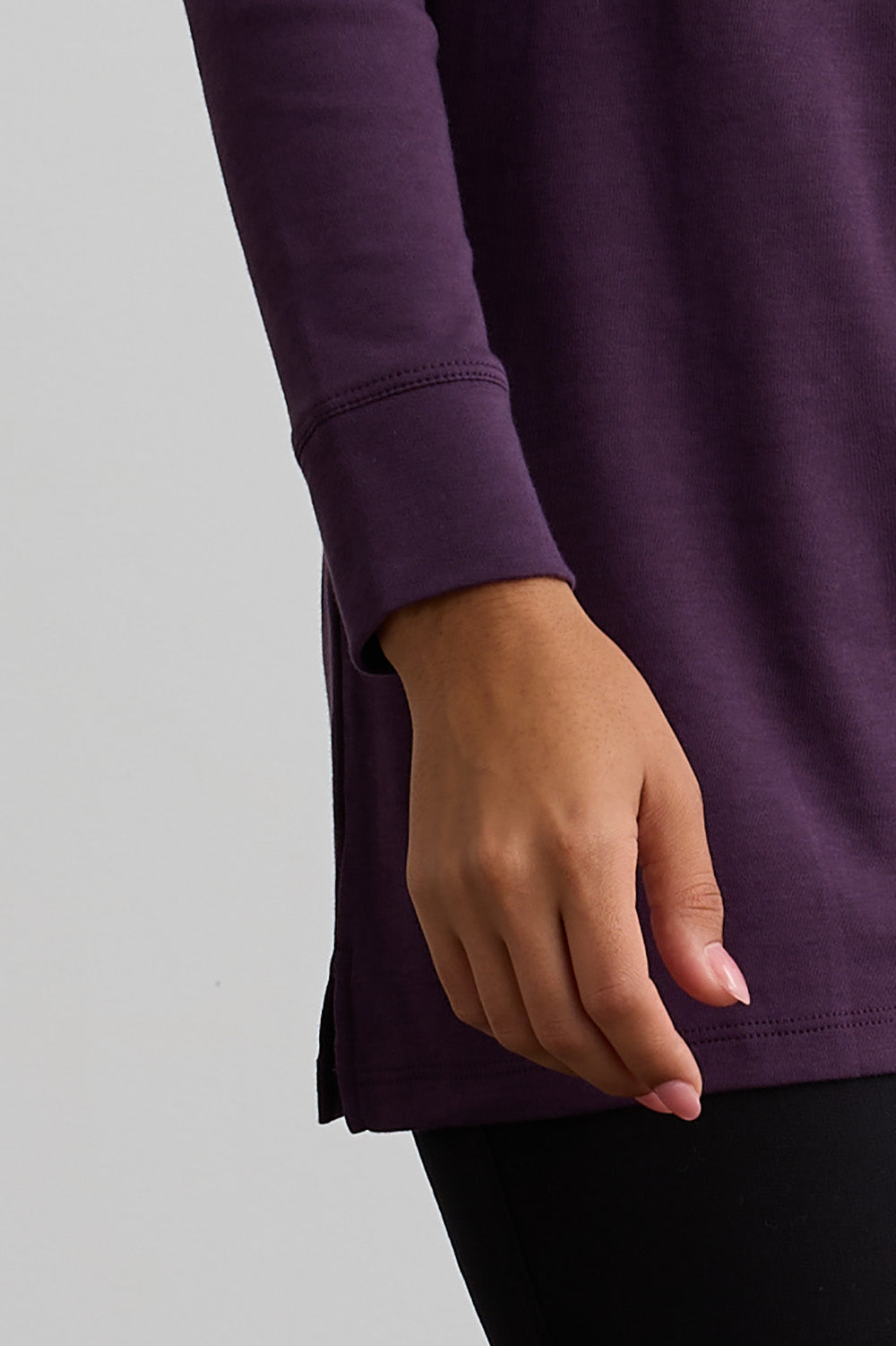 Women's Luxe 100% Organic Cotton High-Neck Tunic