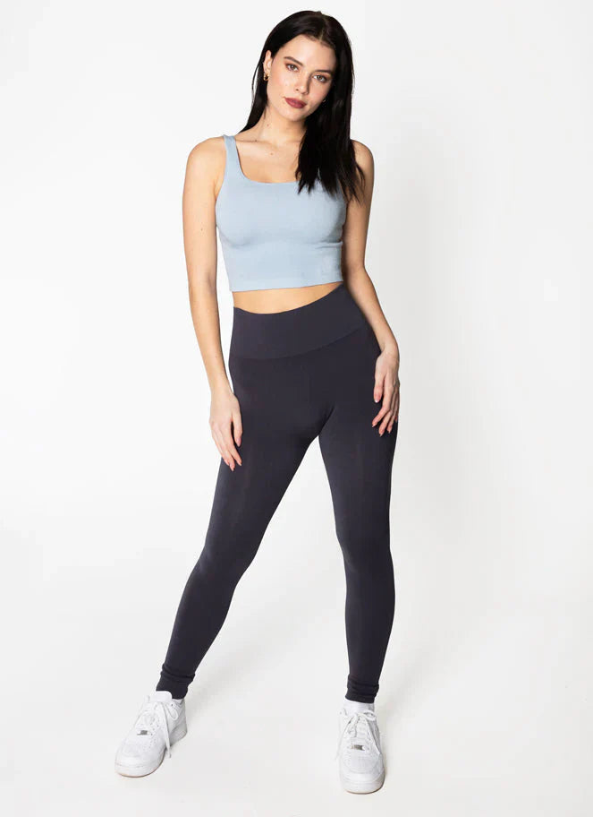 WOMEN'S C'EST MOI BAMBOO HIGH WAISTED LEGGINGS/ CHARCOAL