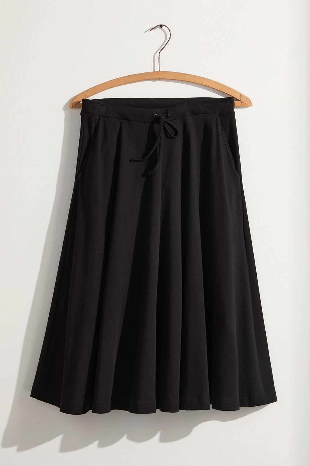 Women's 100% Organic Cotton Midi Skirt with Pockets