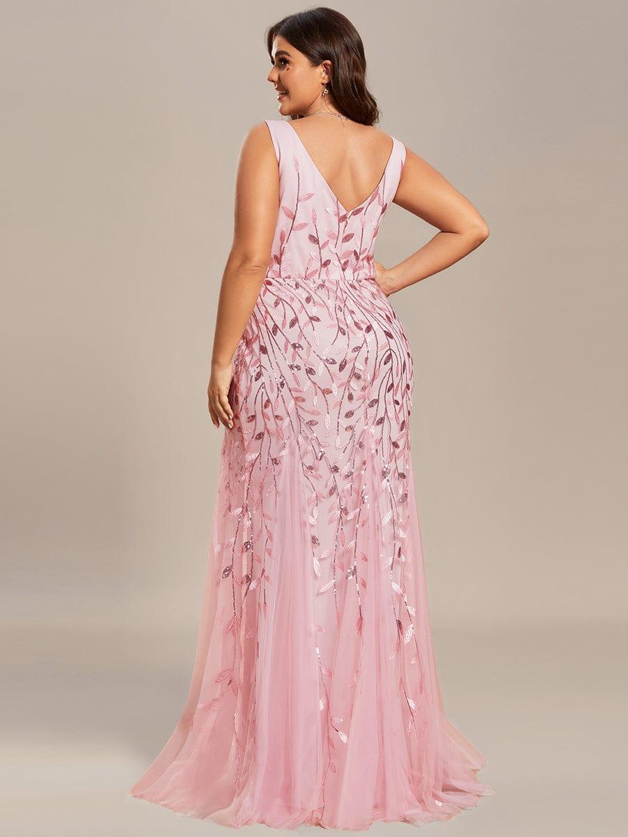 ever ORIEL|Women's Double V-Neck Fishtail Sequins Evening Dress