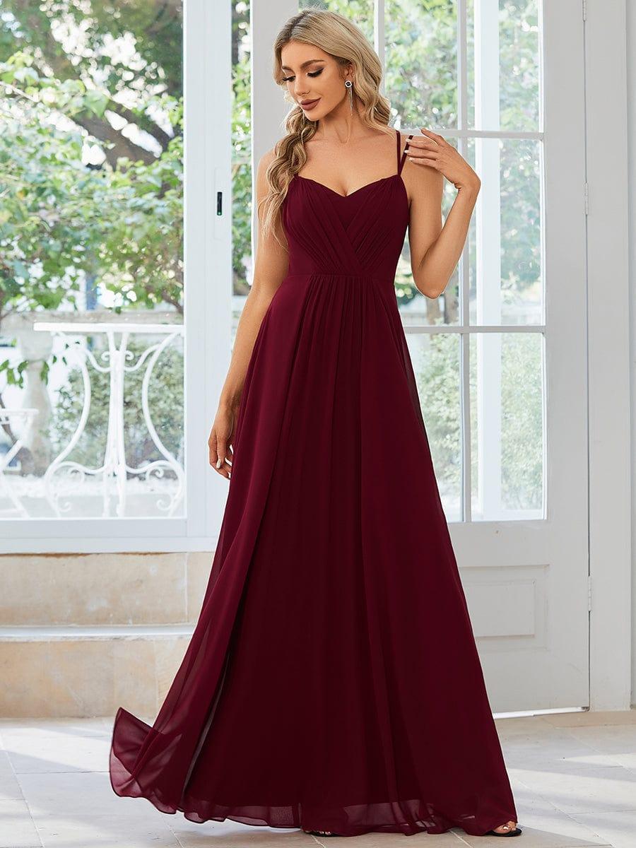 ever RUBY|Multiway Chiffon and Lace Open Back Bridesmaid Dress with Spaghetti Straps