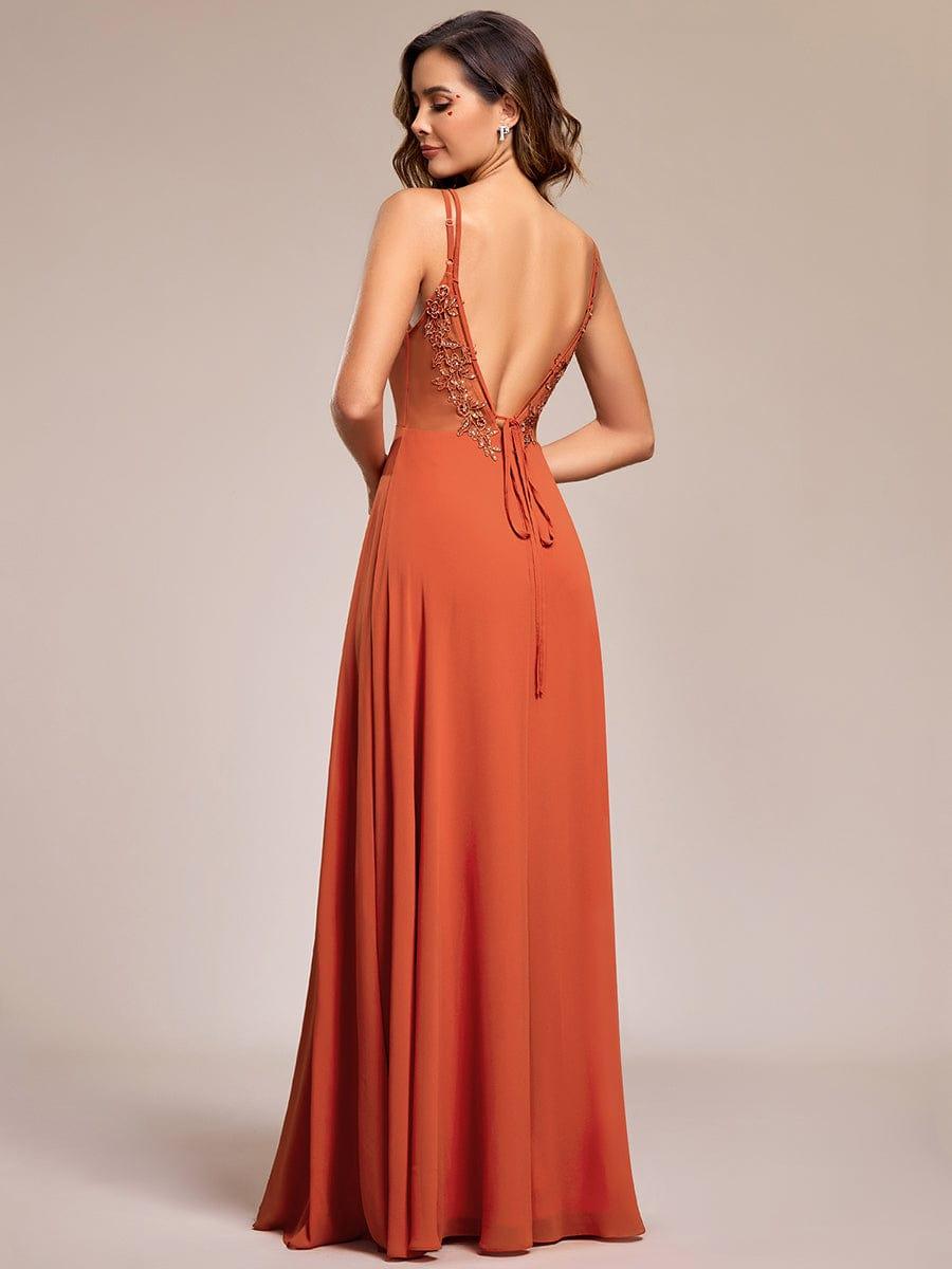 ever RUBY|Multiway Chiffon and Lace Open Back Bridesmaid Dress with Spaghetti Straps