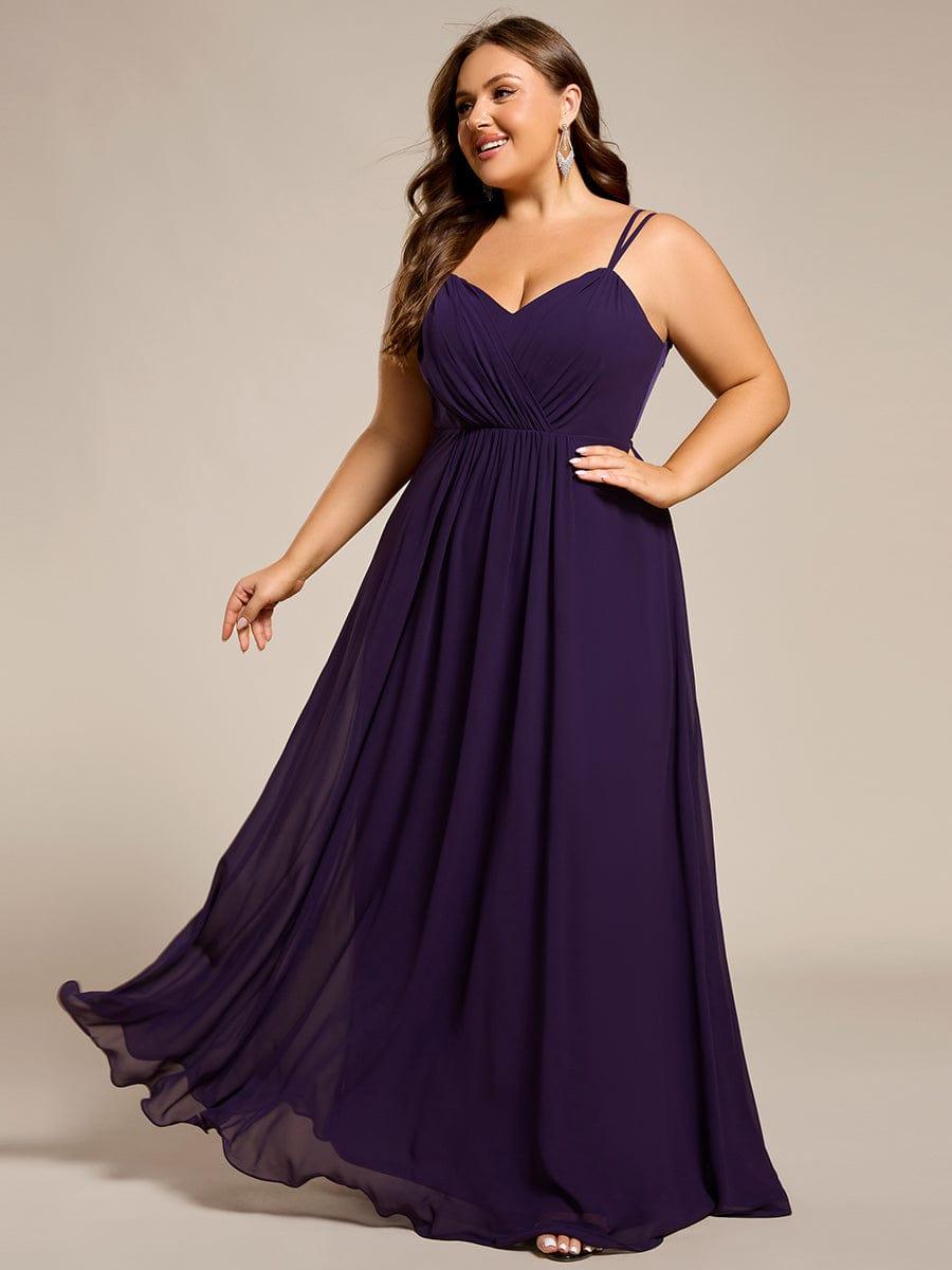 ever RUBY|Multiway Chiffon and Lace Open Back Bridesmaid Dress with Spaghetti Straps
