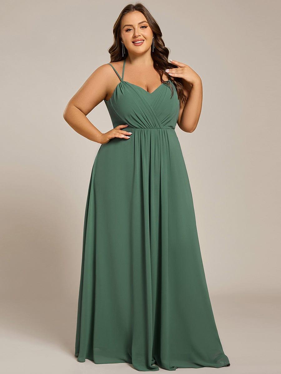 ever RUBY|Multiway Chiffon and Lace Open Back Bridesmaid Dress with Spaghetti Straps