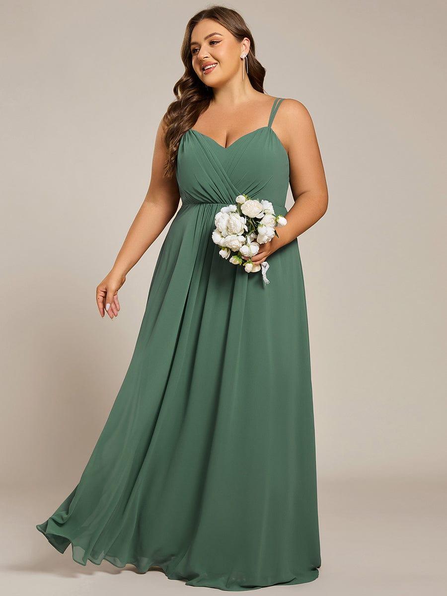 ever RUBY|Multiway Chiffon and Lace Open Back Bridesmaid Dress with Spaghetti Straps