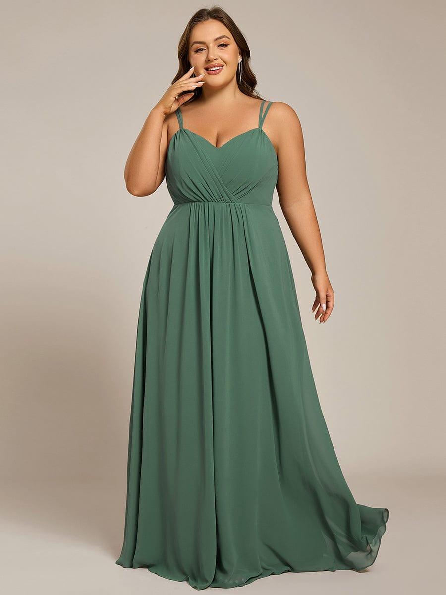 ever RUBY|Multiway Chiffon and Lace Open Back Bridesmaid Dress with Spaghetti Straps