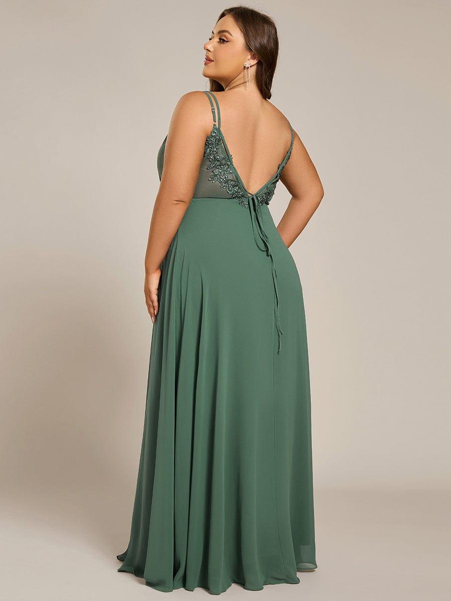 ever RUBY|Multiway Chiffon and Lace Open Back Bridesmaid Dress with Spaghetti Straps