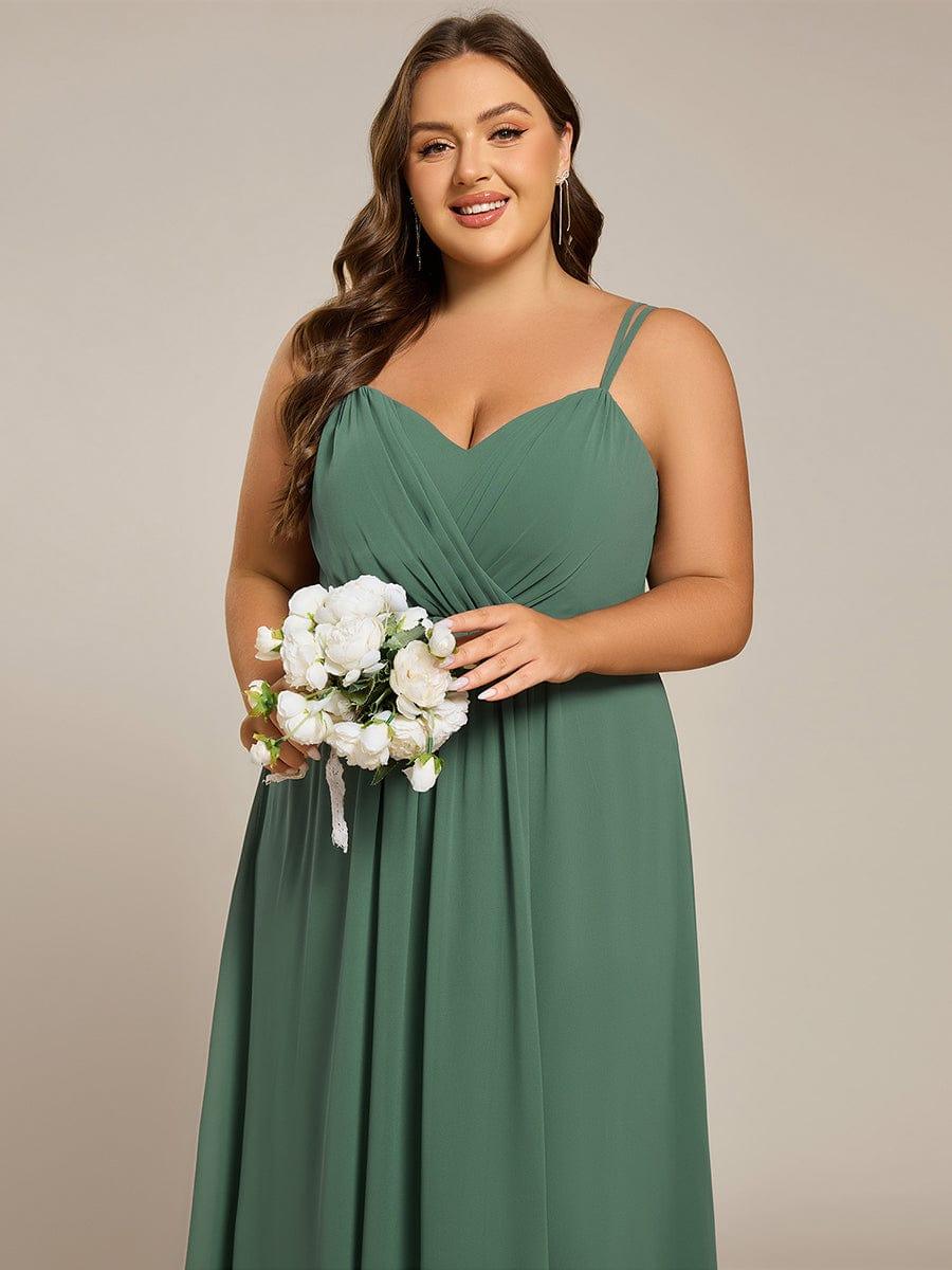 ever RUBY|Multiway Chiffon and Lace Open Back Bridesmaid Dress with Spaghetti Straps