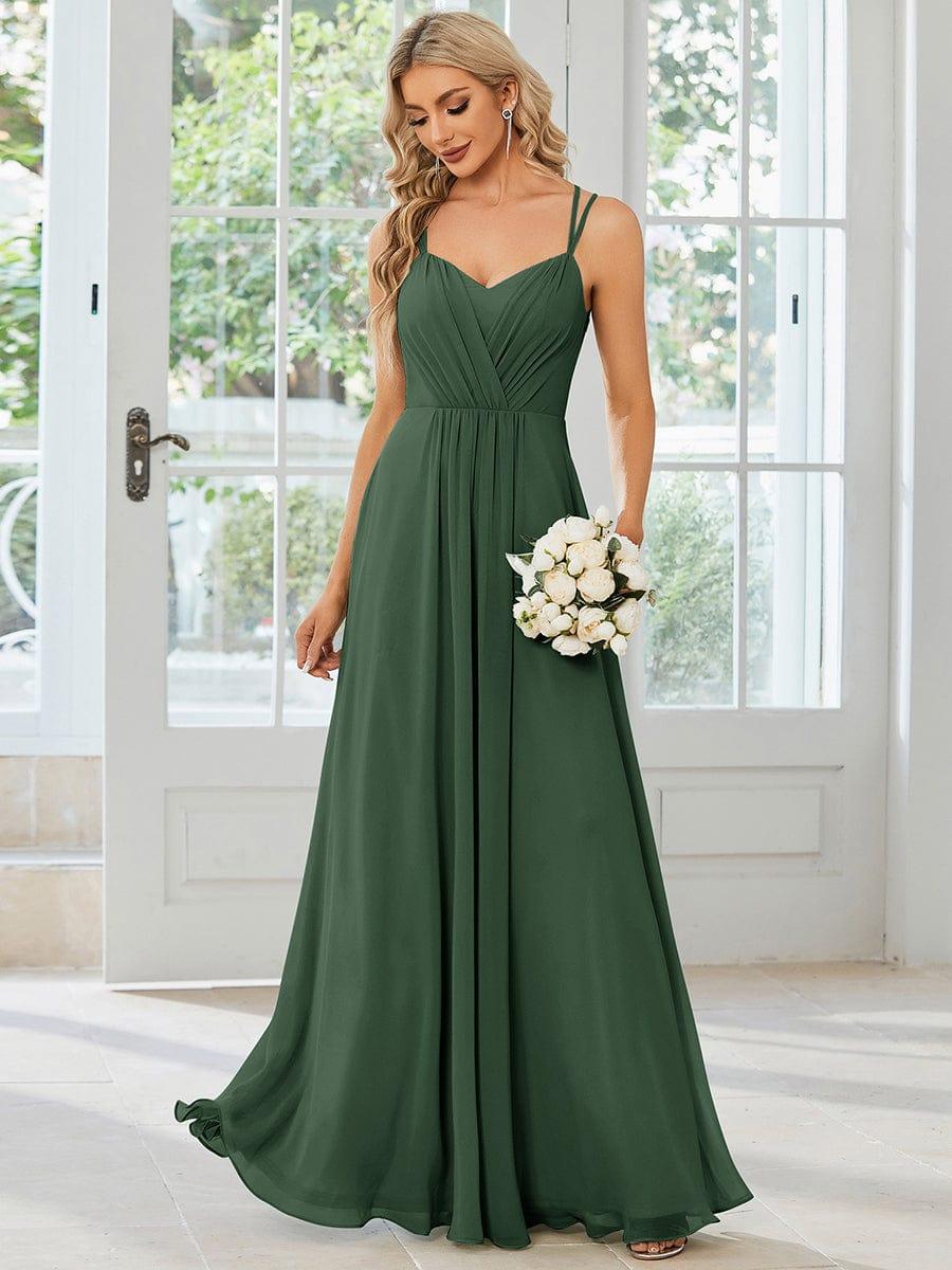 ever RUBY|Multiway Chiffon and Lace Open Back Bridesmaid Dress with Spaghetti Straps