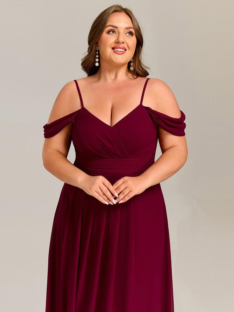 ever LIANNE|Multiway A-Line Off the Shoulder Chiffon Maxi Bridesmaid Dress