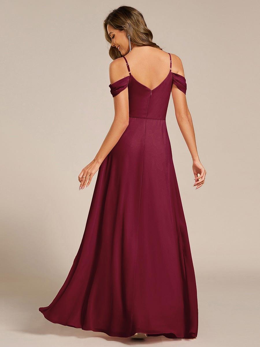 ever LIANNE|Multiway A-Line Off the Shoulder Chiffon Maxi Bridesmaid Dress