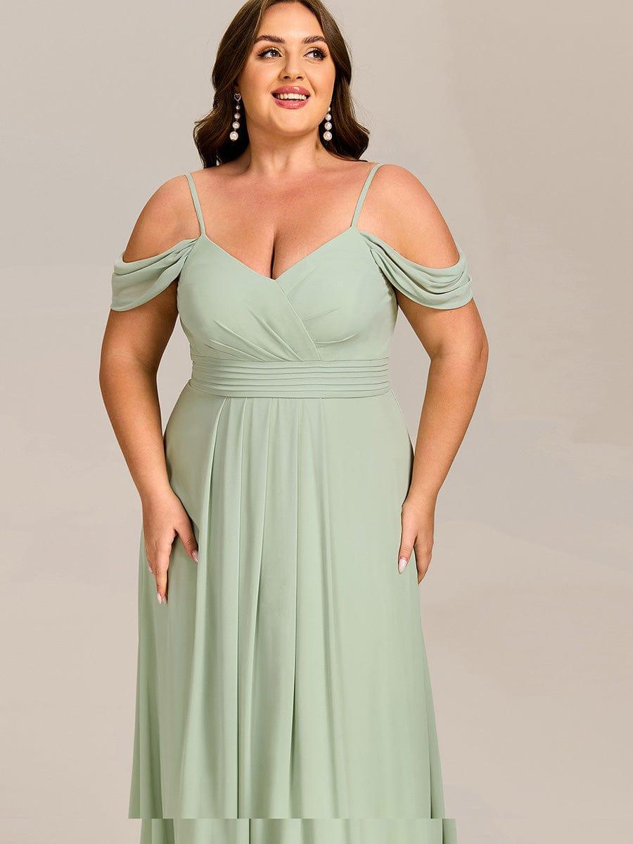 ever LIANNE|Multiway A-Line Off the Shoulder Chiffon Maxi Bridesmaid Dress