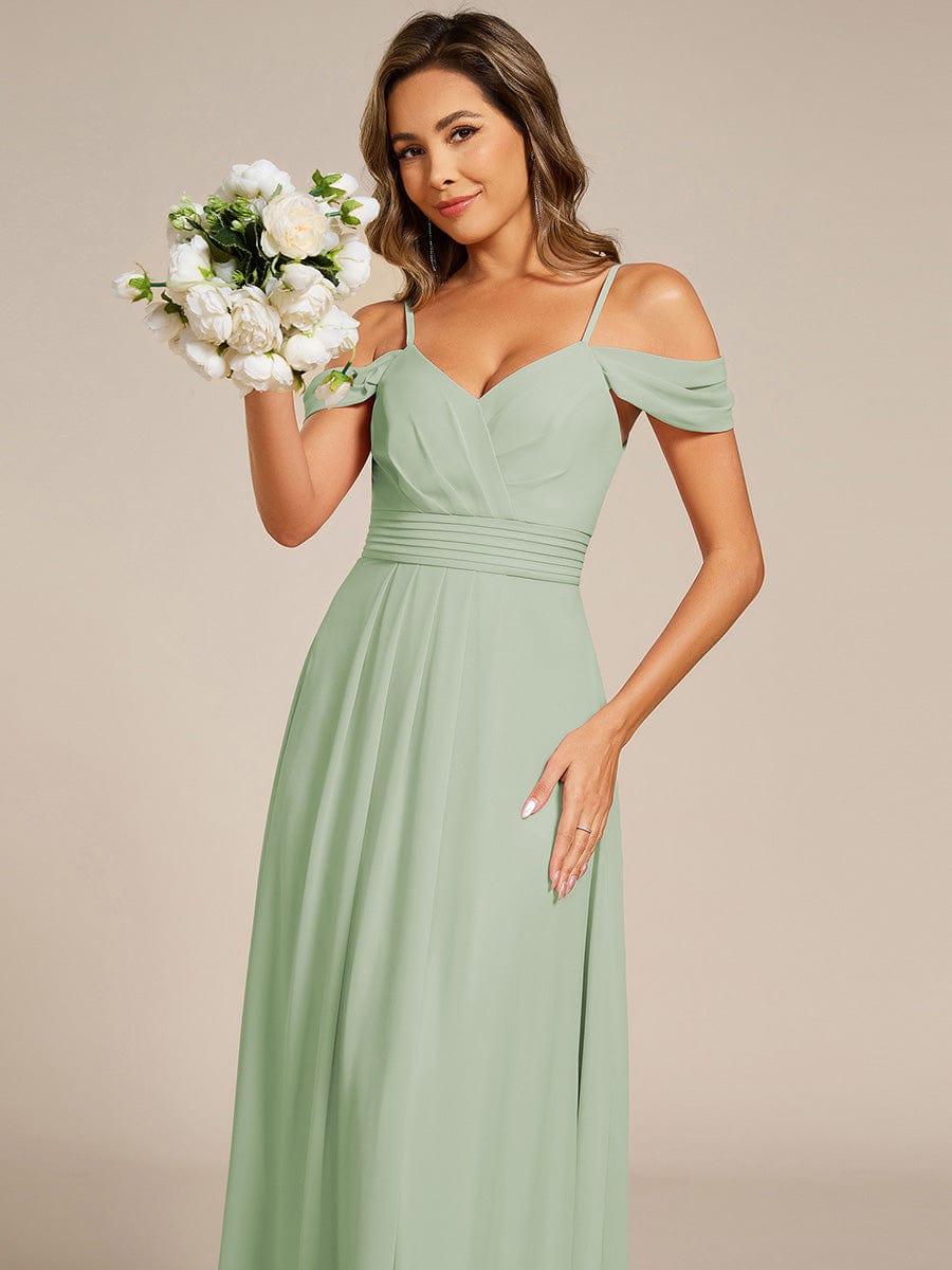 ever LIANNE|Multiway A-Line Off the Shoulder Chiffon Maxi Bridesmaid Dress