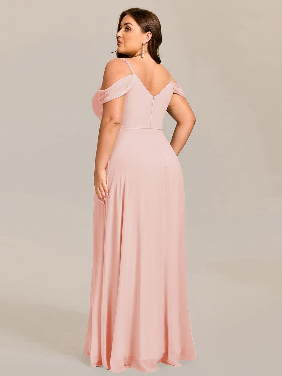 ever LIANNE|Multiway A-Line Off the Shoulder Chiffon Maxi Bridesmaid Dress