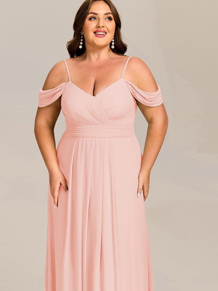 ever LIANNE|Multiway A-Line Off the Shoulder Chiffon Maxi Bridesmaid Dress
