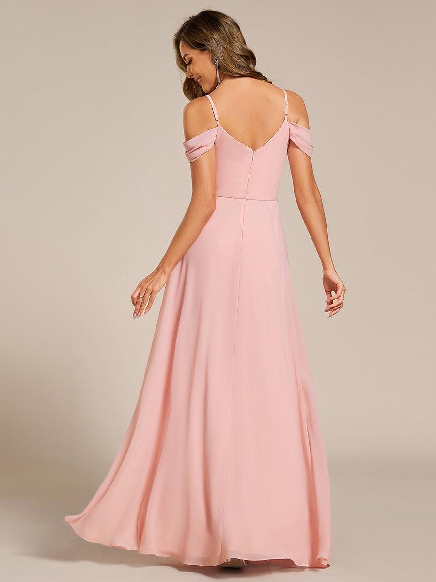 ever LIANNE|Multiway A-Line Off the Shoulder Chiffon Maxi Bridesmaid Dress
