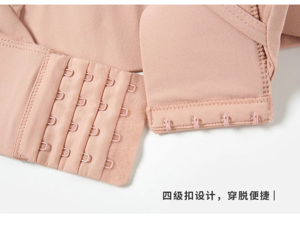 Women’s High Impact Sports Bra – Push-Up Gym Bra with Back Closure, Workout Crop Top for Yoga & Fitness