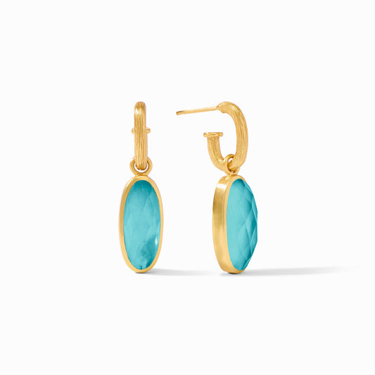 Ivy Hoop & Charm Earring