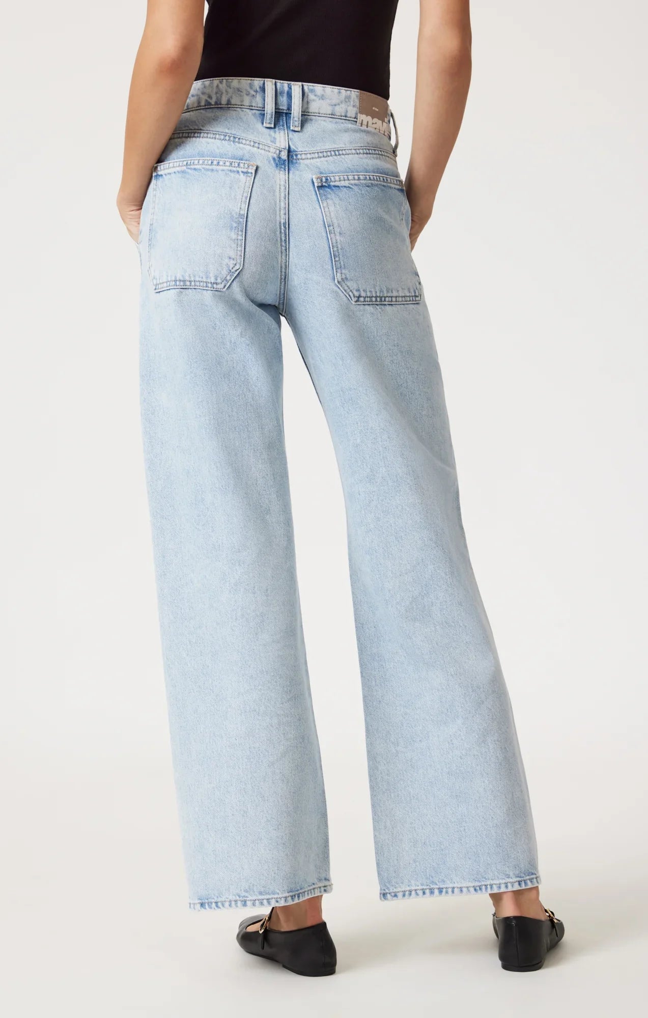 WOMEN'S MAVI CATALINA BLEACHED DENIM JEANS