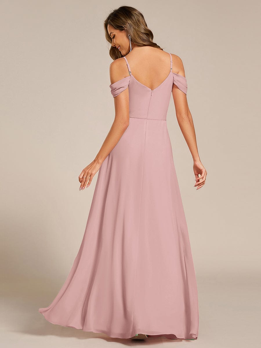 ever LIANNE|Multiway A-Line Off the Shoulder Chiffon Maxi Bridesmaid Dress