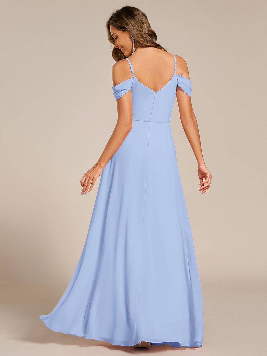 ever LIANNE|Multiway A-Line Off the Shoulder Chiffon Maxi Bridesmaid Dress