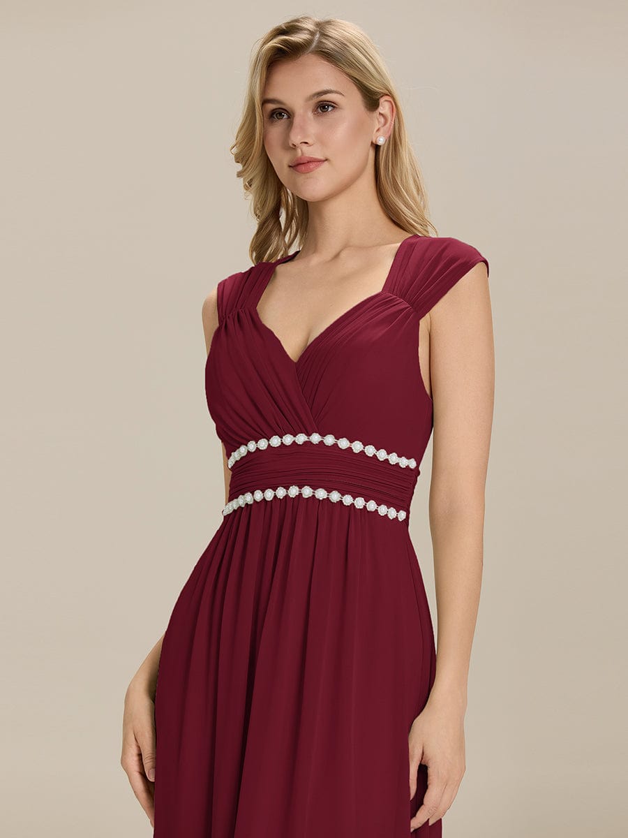 ever ZELINA| Grecian Style Pleated Chiffon Maxi Bridesmaid Dress