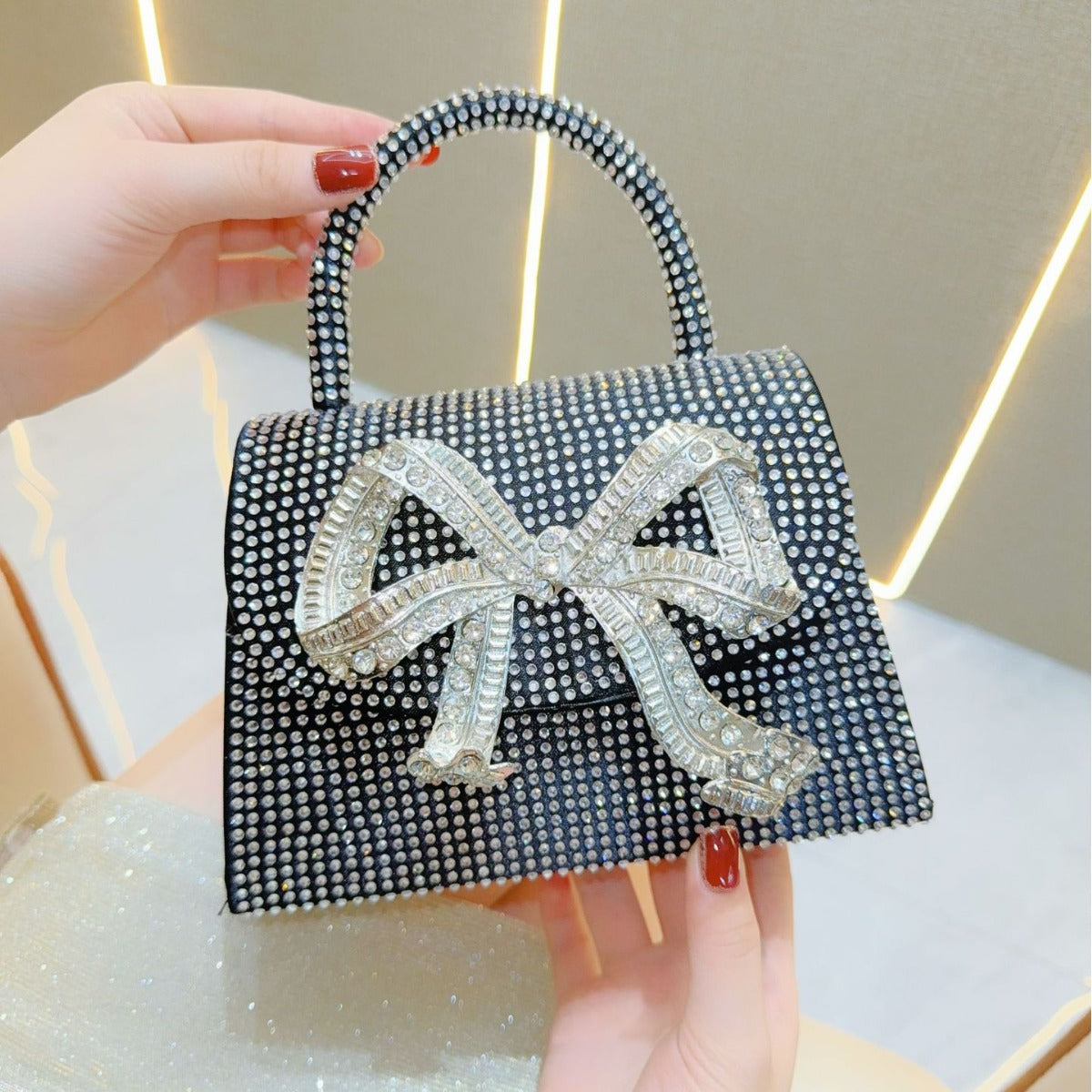 Banquet Rhinestone Quartz Full Diamond Dinner Evening Bags