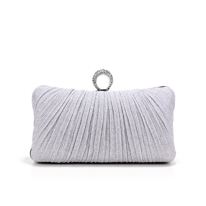 Women's Pleated Dinner Luxury Banquet Hand Dress Evening Bags