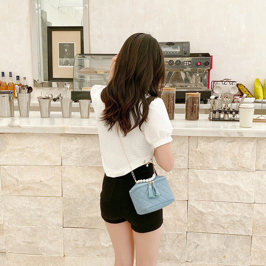 Women's Slouchy Elegant Embroidered Pearl Mini Evening Bags