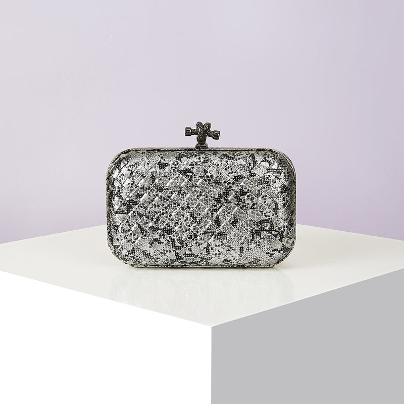 Women's Graceful Silk Hand-woven Simplicity Dinner Evening Bags