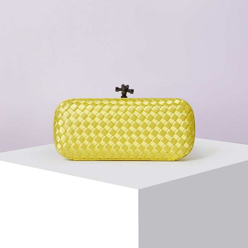 Women's Graceful Silk Hand-woven Simplicity Dinner Evening Bags