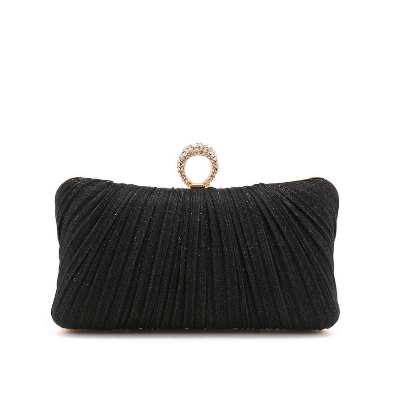 Women's Pleated Dinner Luxury Banquet Hand Dress Evening Bags