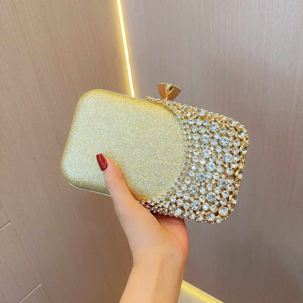 Party Diamond Dress Garment Banquet Clutch Evening Bags